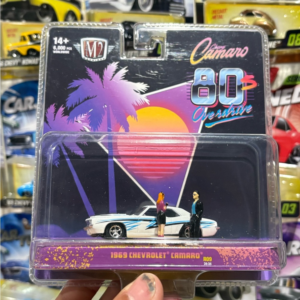 M2 Machines 1969 Camaro Diecast car diorama